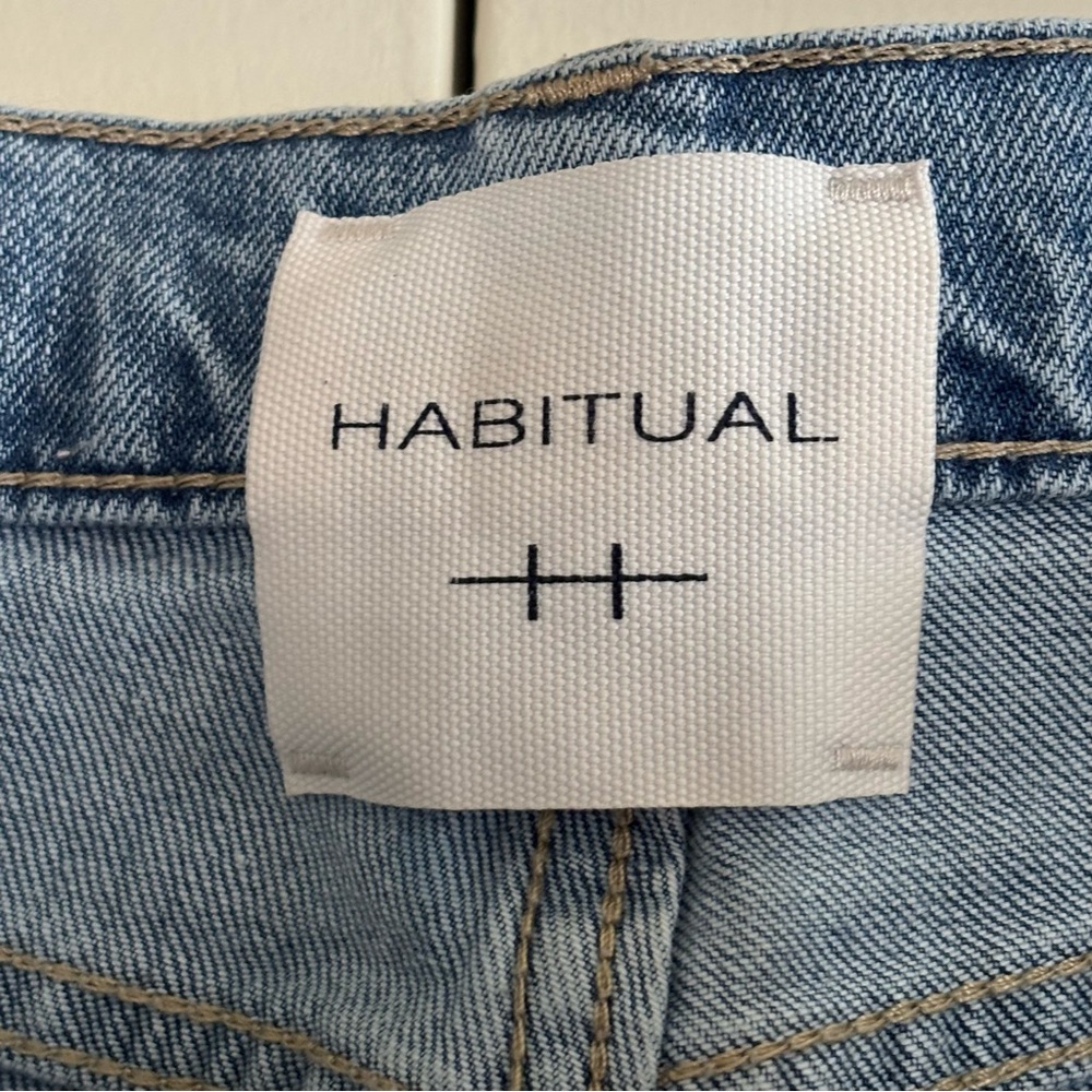 Habitual Denver Denim Wide Leg Light Blue Jeans Womens Size 6/28 - Picture 2 of 16